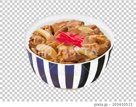牛丼（紅生姜付き） 103410515