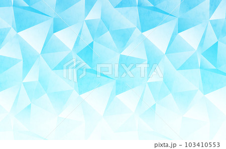 冷たい氷イメージのポリゴン背景_横 冷たい氷イメージのポリゴン背景_横 103410553