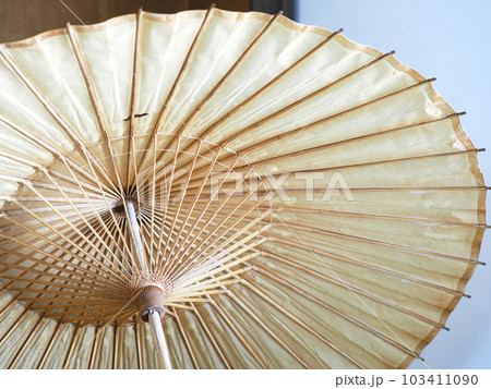 手作りの竹の和傘 103411090