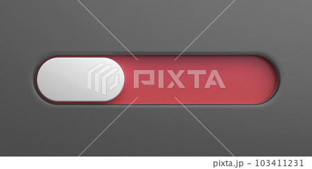 Metal round slider buttonのイラスト素材 [103411231] - PIXTA