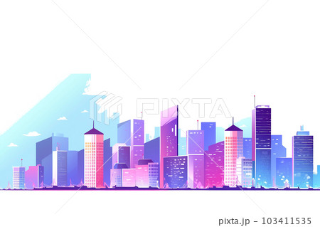 パステルな街並み パステルな街並み 103411535