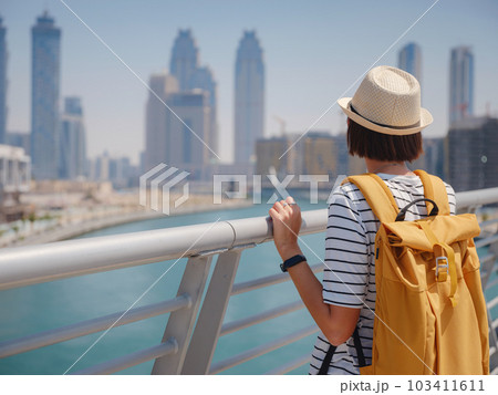 tourist trip to futuristic dubai 103411611