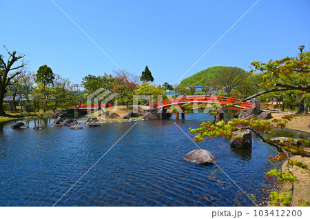 紫式部公園 反橋 中島 越前市 紫式部公園 反橋 中島 越前市 103412200