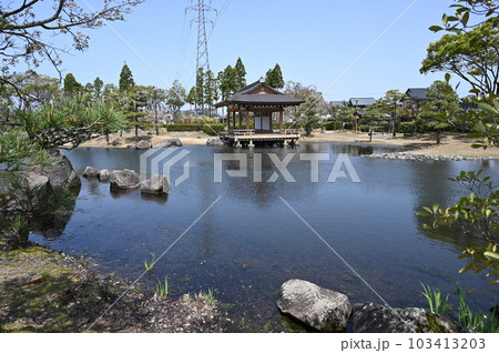 紫式部公園　泉池　越前市 103413203