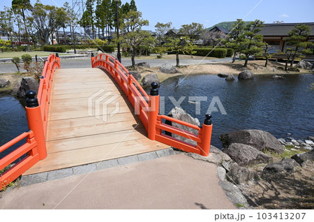 紫式部公園　反橋　中島　越前市 103413207