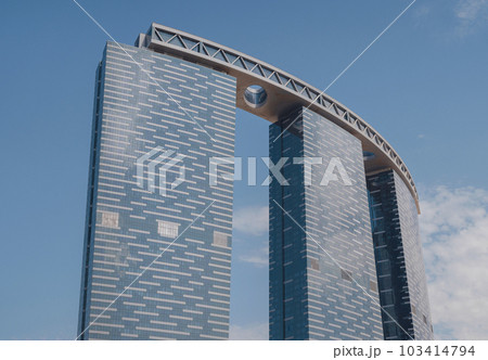 Beautiful view of the skyscrapers of Abu Dhabi 103414794