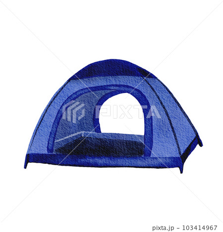 blue camping tent blue camping tent 103414967