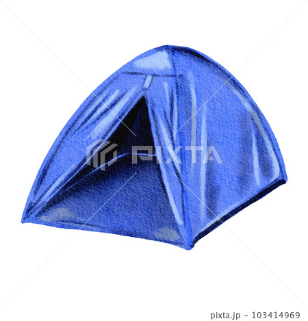 blue camping tent blue camping tent 103414969