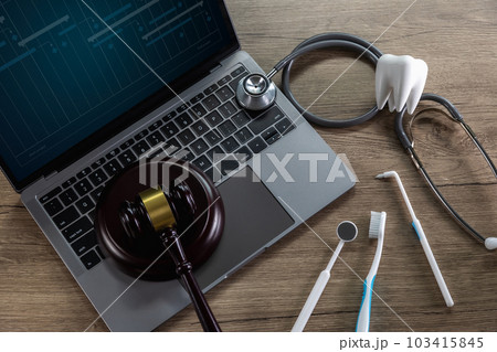 law doctor concept Judge law medical pharmacy compliance Health care business rules dental insurance teeth equipment medical pharmacy care healthy concept 103415845