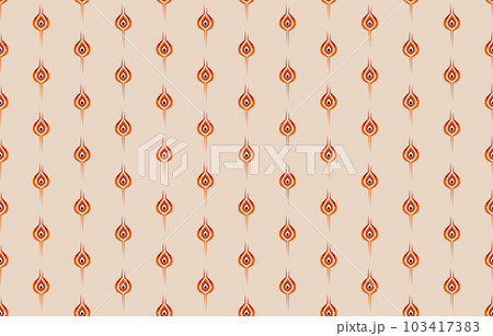 Ethnic abstract ikat art. Seamless pattern in tribal, folk embroidery, and Mexican style. Aztec geometric art ornament print. Design for carpet, wallpaper, clothing, wrapping, fabric, cover, textile. 103417383