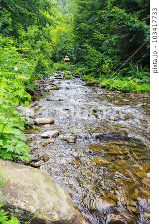 rural landscape with river. refreshing nature scenery in summertime rural landscape with river. refreshing nature scenery in summertime 103417733