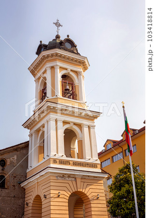 Plovdiv, Bulgaria, Holy Assumption church bell Tower Plovdiv, Bulgaria, Holy Assumption church bell Tower 103418814