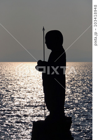 宍道湖の夕景 宍道湖の夕景 103418948