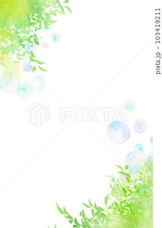 輝く新緑の季節　背景素材 103419211