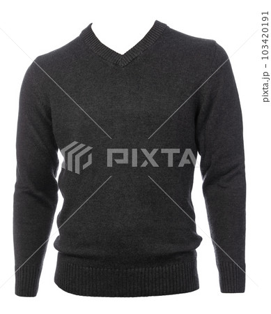 Grey classic jumper on mannequin isolated Grey classic jumper on mannequin isolated 103420191