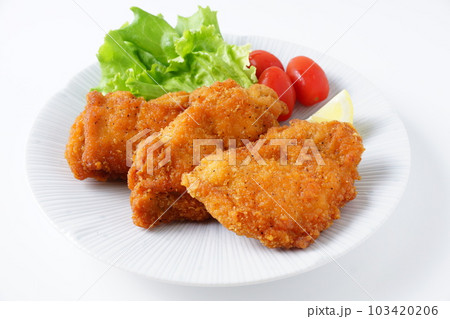 鶏のモモ肉フライドチキン 鶏のモモ肉フライドチキン 103420206
