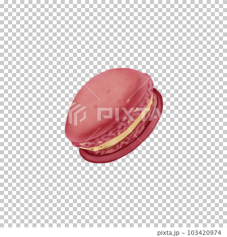 Macarons, piece of cake, element, clipart, minimal, hand draw, 103420974