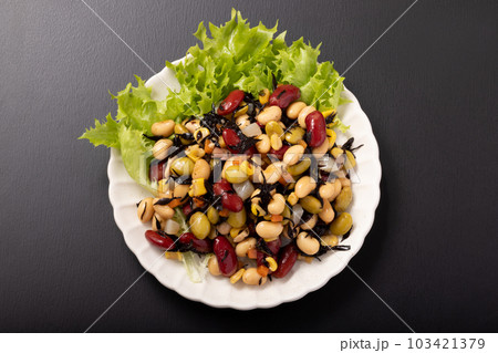 ひじきと豆のサラダ 103421379