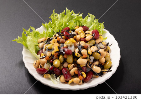 ひじきと豆のサラダ ひじきと豆のサラダ 103421380