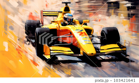 Illustration of Formula 1 competition in Miami, Florida, USA Illustration of Formula 1 competition in Miami, Florida, USA 103421641