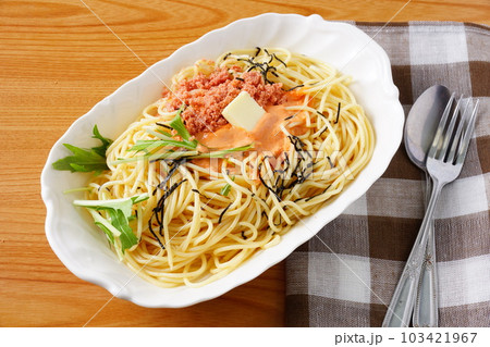 明太子クリームパスタ 明太子クリームパスタ 103421967