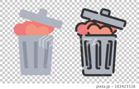 心形垃圾桶 103425516