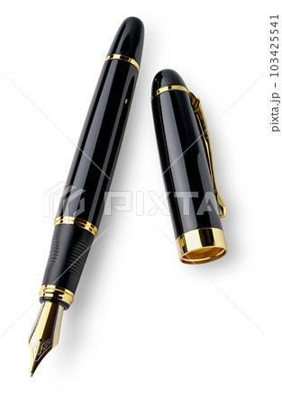 Black and gold fountain pen Black and gold fountain pen 103425541