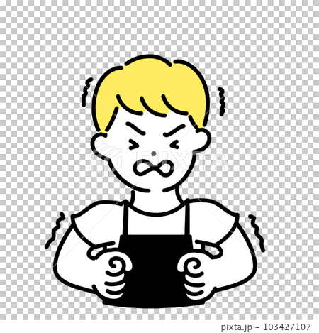 可愛人物插畫系列_男店員_Endure 103427107