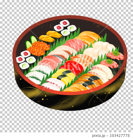 什錦壽司開胃小菜 什錦壽司開胃小菜 103427778