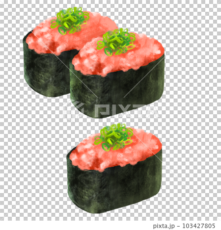 壽司插圖 Gunkan Negitoro 103427805