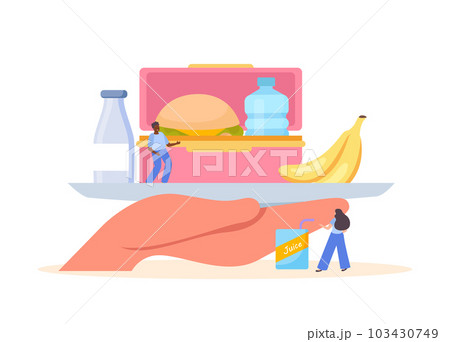Lunch Box Tray Background 103430749