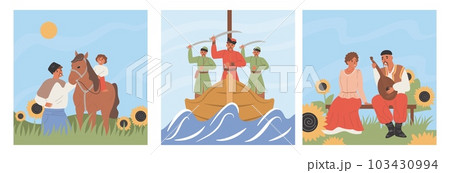 Cossack Flat Set Cossack Flat Set 103430994