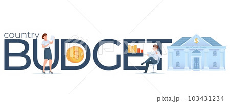 Budget Flat Text Composition 103431234