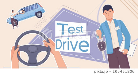 Test Drive Flat Collage Test Drive Flat Collage 103431806