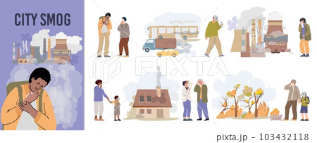 City Smog Flat Set City Smog Flat Set 103432118