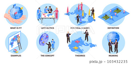 Geopolitics Round Compositions Set 103432235