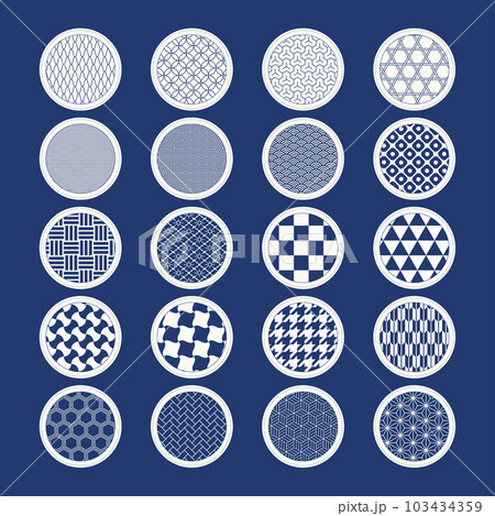 和柄シールアイコン（丸） 103434359