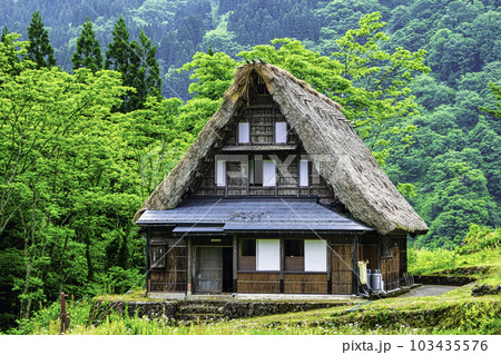富山県 五箇山 相倉合掌造り集落 合掌造り民家 世界遺産 富山県 五箇山 相倉合掌造り集落 合掌造り民家 世界遺産 103435576