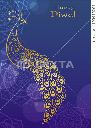 ディワリ 光の祭典のテキストスペース付き背景イラスト ディワリ 光の祭典のテキストスペース付き背景イラスト 103436261