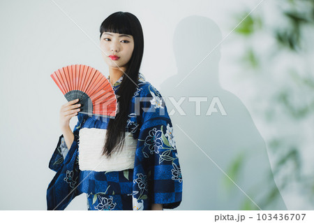 浴衣 ロングヘア 浴衣 ロングヘア 103436707