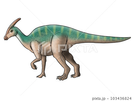 Parasaurolophus 3D Illustration Stock Illustration - Illustration of  parasaurolophus, cretaceous: 76809179