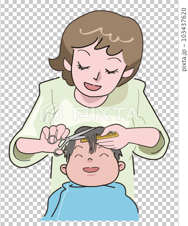 ママの散髪-2回目からは安心 ママの散髪-2回目からは安心 103437620