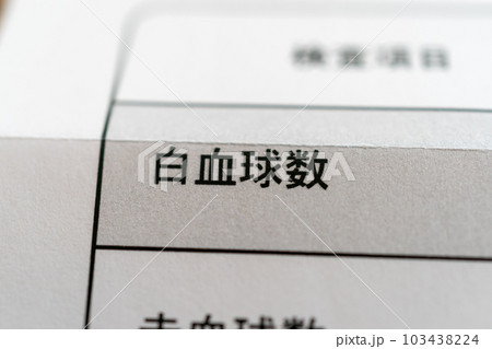 白血球数 103438224