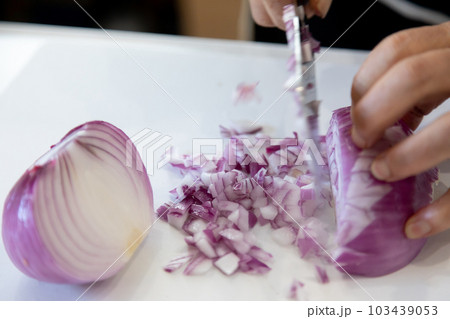 タマネギのみじん切り タマネギのみじん切り 103439053