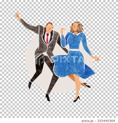 タップダンス　ダンス　人物　水彩 イラスト 103440364