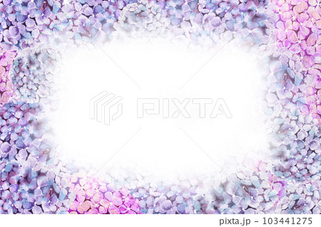 hydrangea flower watercolor illustration for frame and postcard. decorating ideas for invitation cards hydrangea flower watercolor illustration for frame and postcard. decorating ideas for invitation cards 103441275