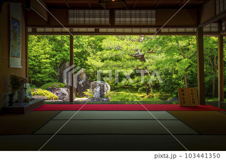 建仁寺塔頭　霊源院　新緑の季節（京都府京都市東山区） 103441350