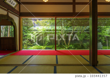 建仁寺塔頭　霊源院　新緑の季節（京都府京都市東山区） 103441357