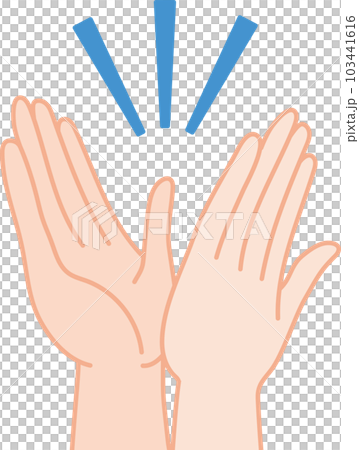 Clap hands _ clap from below 103441616