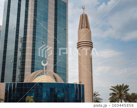 Beautiful view of the skyscrapers of Abu Dhabi 103445858